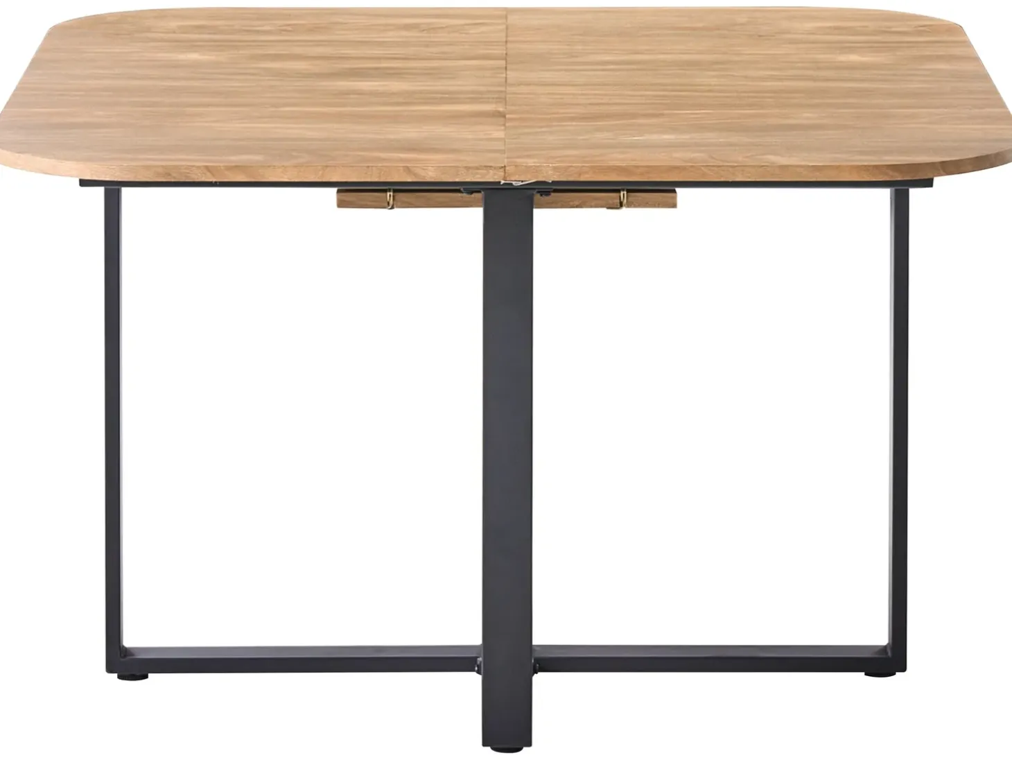 New Stół do jadalni rozkładany COOPER Brązowy 120/160 cm 120 cm Stoły Do Jadalni|Wszystkie Stoły