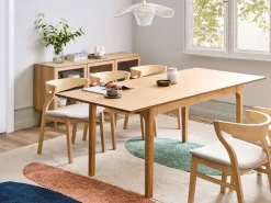 Clearance DELMAS Jesion jasny 160/200 cm 90 cm Stoły Do Jadalni|Wszystkie Stoły