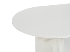 Clearance Stół do jadalni rozkładany DULVERTON Biały 160/200 cm 90 cm Stoły Do Jadalni|Wszystkie Stoły
