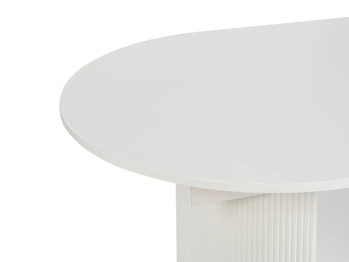 Clearance Stół do jadalni rozkładany DULVERTON Biały 160/200 cm 90 cm Stoły Do Jadalni|Wszystkie Stoły