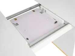 Clearance Stół do jadalni rozkładany DULVERTON Biały 160/200 cm 90 cm Stoły Do Jadalni|Wszystkie Stoły