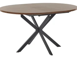 Best Stół do jadalni rozkładany FRIONA Ciemnobrązowy 110/140 cm 110 cm Stoły Do Jadalni|Wszystkie Stoły