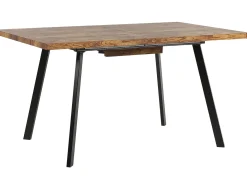 Sale Stół do jadalni rozkładany HARLOW Ciemnobrązowy 140/180 cm 90 cm Stoły Do Jadalni|Wszystkie Stoły