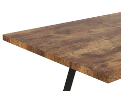 Sale Stół do jadalni rozkładany HARLOW Ciemnobrązowy 140/180 cm 90 cm Stoły Do Jadalni|Wszystkie Stoły
