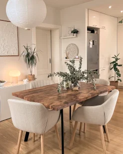 Sale Stół do jadalni rozkładany HARLOW Ciemnobrązowy 140/180 cm 90 cm Stoły Do Jadalni|Wszystkie Stoły