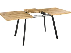Online Stół do jadalni rozkładany HARLOW Brązowy 140/180 cm 90 cm Stoły Do Jadalni|Wszystkie Stoły