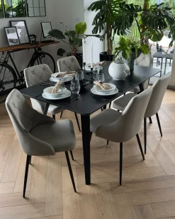 Discount Stół do jadalni rozkładany IRVINGTON 160/200 cm 90 cm Stoły Do Jadalni|Wszystkie Stoły