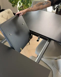 Discount Stół do jadalni rozkładany IRVINGTON 160/200 cm 90 cm Stoły Do Jadalni|Wszystkie Stoły