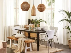 Discount Stół do jadalni rozkładany IRVINGTON 160/200 cm 90 cm Stoły Do Jadalni|Wszystkie Stoły
