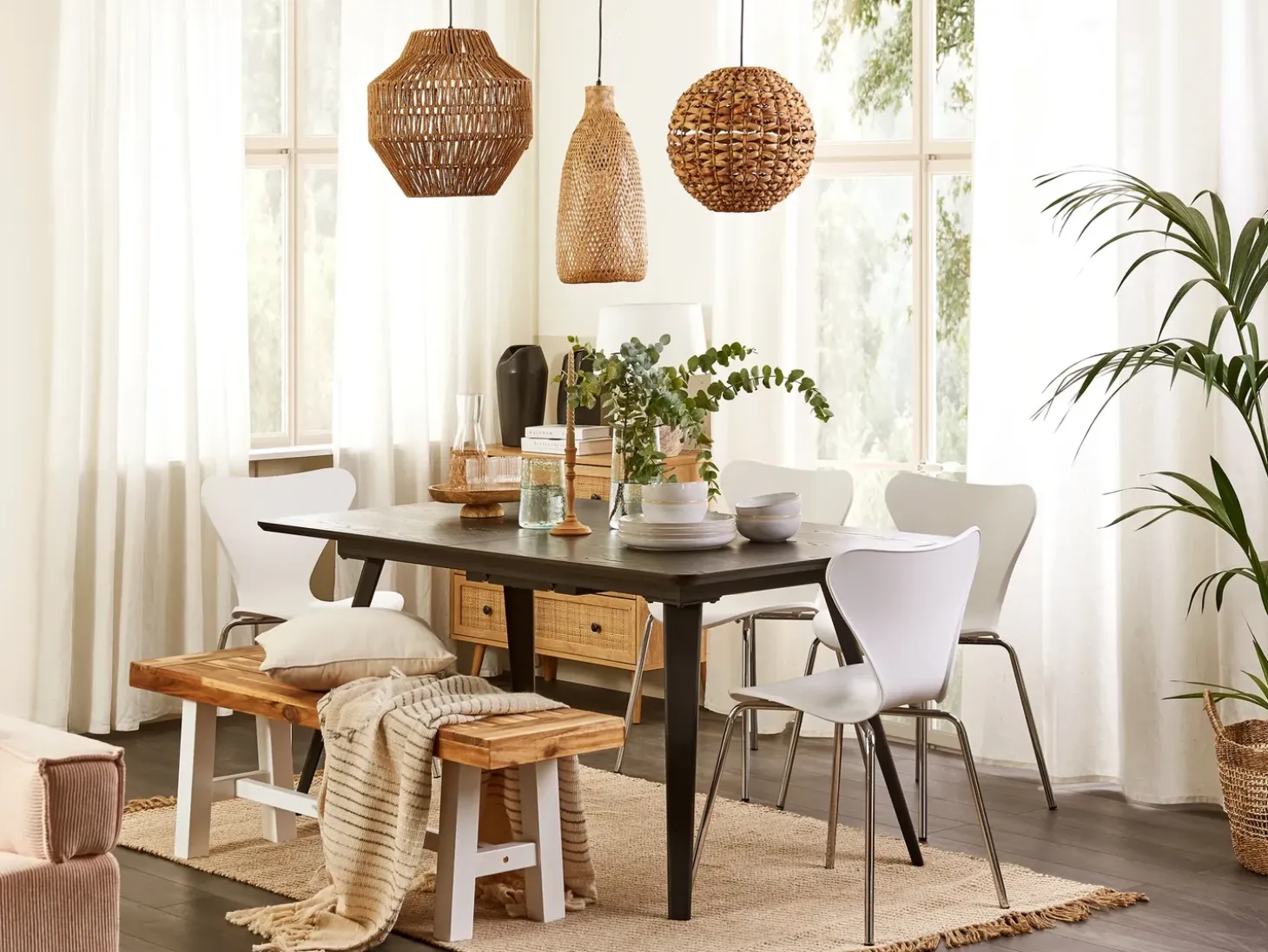 Discount Stół do jadalni rozkładany IRVINGTON 160/200 cm 90 cm Stoły Do Jadalni|Wszystkie Stoły