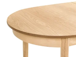 Clearance Stół do jadalni rozkładany LARTO Jesion jasny 180/220 cm 90 cm Stoły Do Jadalni|Wszystkie Stoły