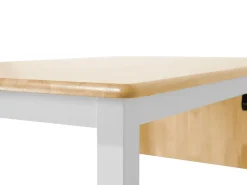 Clearance Stół do jadalni rozkładany LOUISIANA Jasnobrązowy 120/160 cm 75 cm Drewno Stoły Z Litego Drewna|Stoły Rozkładane