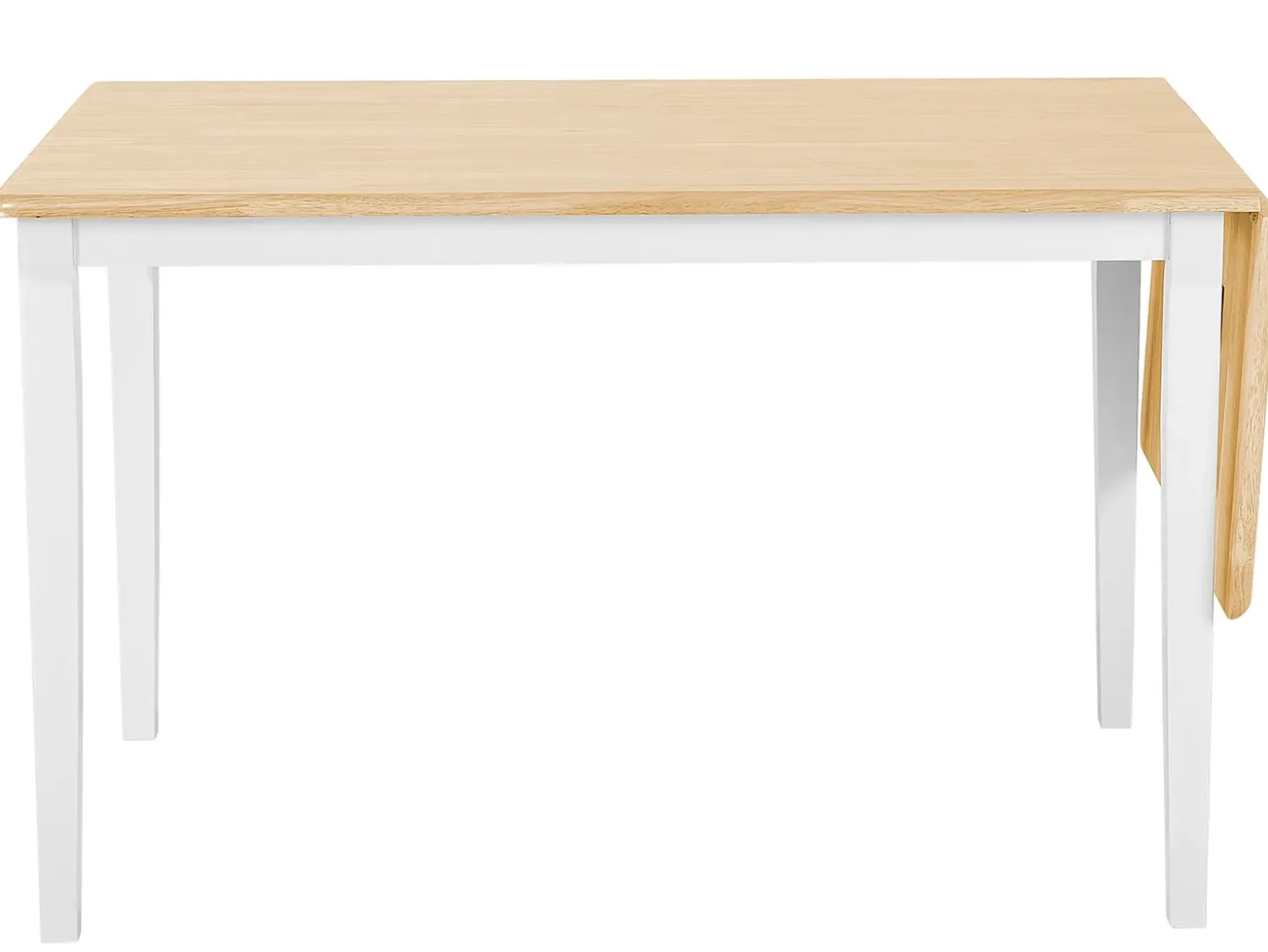 Clearance Stół do jadalni rozkładany LOUISIANA Jasnobrązowy 120/160 cm 75 cm Drewno Stoły Z Litego Drewna|Stoły Rozkładane