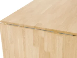 Clearance Stół do jadalni rozkładany LOUISIANA Jasnobrązowy 120/160 cm 75 cm Drewno Stoły Z Litego Drewna|Stoły Rozkładane