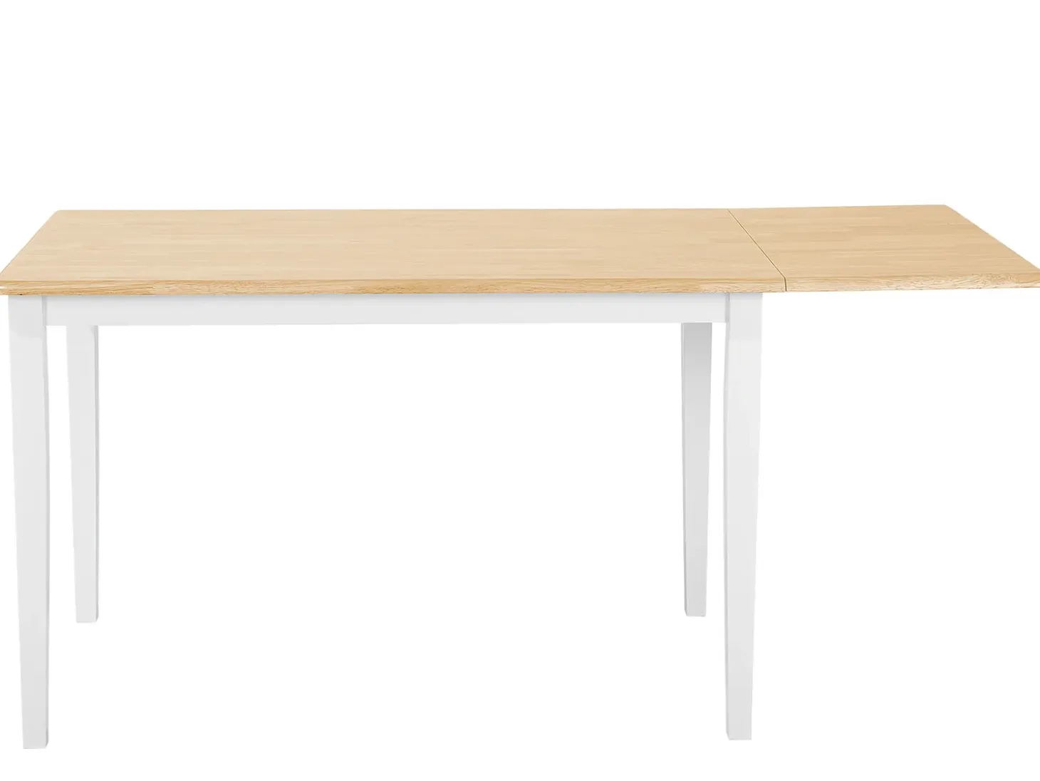 Clearance Stół do jadalni rozkładany LOUISIANA Jasnobrązowy 120/160 cm 75 cm Drewno Stoły Z Litego Drewna|Stoły Rozkładane