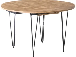 Discount Stół do jadalni rozkładany LOUISE Brązowy 120/160 cm 120 cm Stoły Do Jadalni|Wszystkie Stoły
