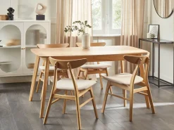 Outlet Stół do jadalni rozkładany MADOX Dąb jasny 90 cm Stoły Do Jadalni|Wszystkie Stoły