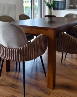 Sale Stół do jadalni rozkładany MADURA Jesion ciemny 160/240 cm 90 cm Stoły Do Jadalni|Wszystkie Stoły