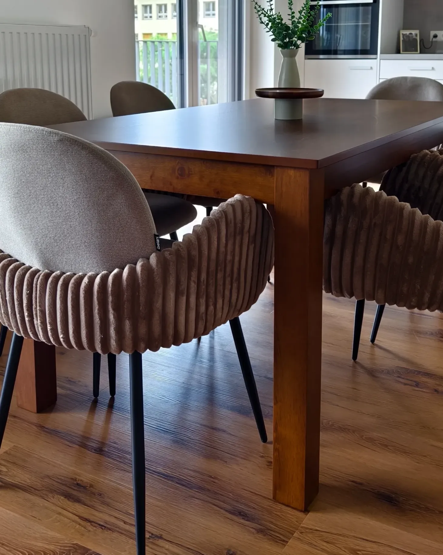 Sale Stół do jadalni rozkładany MADURA Jesion ciemny 160/240 cm 90 cm Stoły Do Jadalni|Wszystkie Stoły