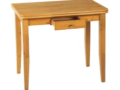 Discount Stół do jadalni rozkładany MASELA 90/120 cm 60 cm Drewno Stoły Z Litego Drewna|Stoły Rozkładane