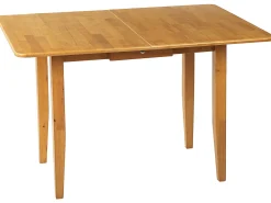 Discount Stół do jadalni rozkładany MASELA 90/120 cm 60 cm Drewno Stoły Z Litego Drewna|Stoły Rozkładane
