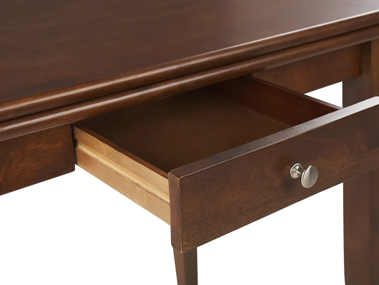 Sale Stół do jadalni rozkładany MASELA Ciemno 90/120 cm 60 cm Drewno Stoły Z Litego Drewna|Stoły Rozkładane
