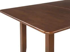 Sale Stół do jadalni rozkładany MASELA Ciemno 90/120 cm 60 cm Drewno Stoły Z Litego Drewna|Stoły Rozkładane
