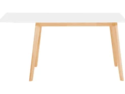Sale Stół do jadalni rozkładany MEDIO Biały 120/155 cm 80 cm Stoły Do Jadalni|Wszystkie Stoły