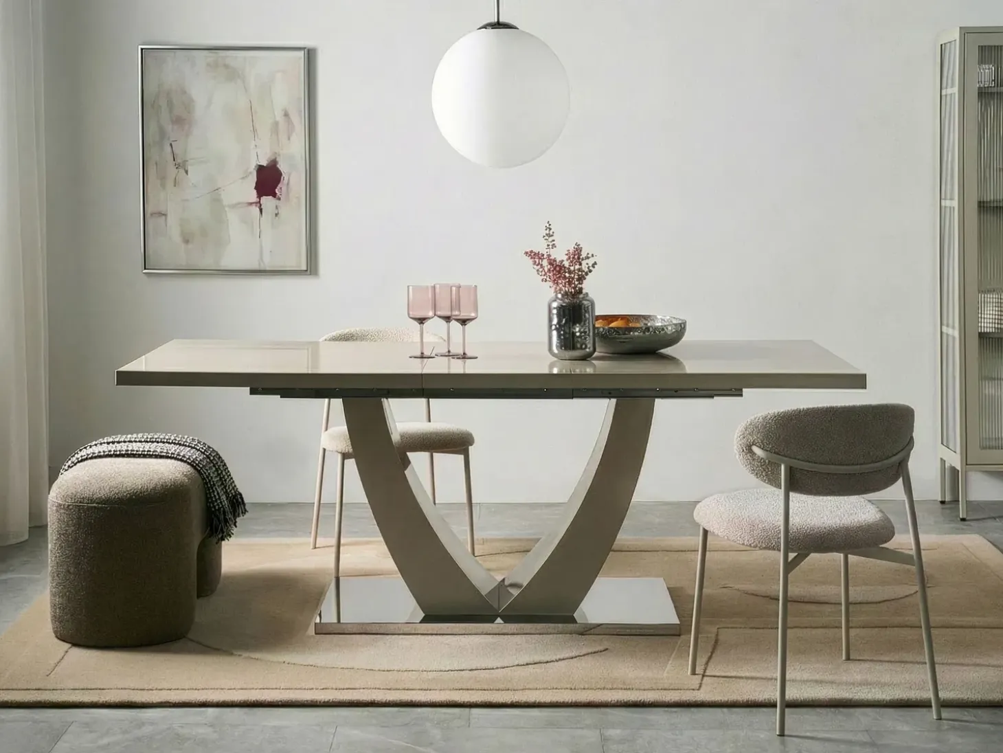 Outlet Stół do jadalni rozkładany MERRAN Jasno 160/200 cm 90 cm Stoły Do Jadalni|Wszystkie Stoły