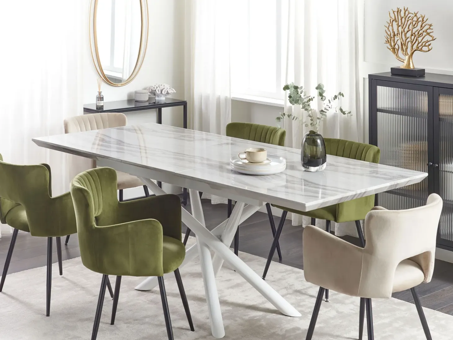 Discount Stół do jadalni rozkładany MOIRA 160/200 cm 90 cm Stoły Do Jadalni|Wszystkie Stoły