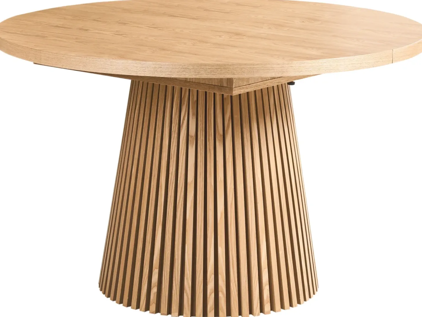 Clearance Stół do jadalni rozkładany MOORE Jesion jasny 120/160 cm 120 cm Stoły Do Jadalni|Wszystkie Stoły