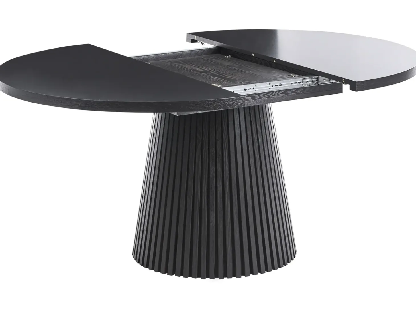 Discount Stół do jadalni rozkładany MOORE Jesion 120/160 cm 120 cm Stoły Do Jadalni|Wszystkie Stoły