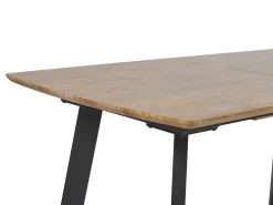Discount Stół do jadalni rozkładany SALVADOR Ciemnobrązowy 160/200 cm 90 cm Stoły Do Jadalni|Wszystkie Stoły