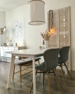 Clearance Stół do jadalni rozkładany SANFORD 120/160 cm 80 cm Stoły Do Jadalni|Wszystkie Stoły