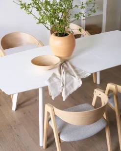 Clearance Stół do jadalni rozkładany SANFORD 120/160 cm 80 cm Stoły Do Jadalni|Wszystkie Stoły