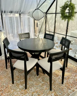 Clearance Stół do jadalni rozkładany TYMIS Dąb 107/137 cm 107 cm Stoły Do Jadalni|Wszystkie Stoły