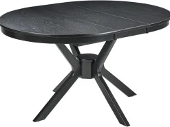 Clearance Stół do jadalni rozkładany TYMIS Dąb 107/137 cm 107 cm Stoły Do Jadalni|Wszystkie Stoły