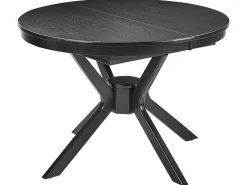 Clearance Stół do jadalni rozkładany TYMIS Dąb 107/137 cm 107 cm Stoły Do Jadalni|Wszystkie Stoły