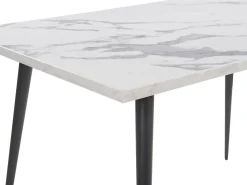 Discount Stół do jadalni SANTIAGO Biały marmur 80 cm Stoły Do Jadalni|Wszystkie Stoły