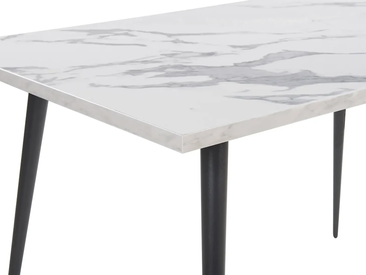 Discount Stół do jadalni SANTIAGO Biały marmur 80 cm Stoły Do Jadalni|Wszystkie Stoły