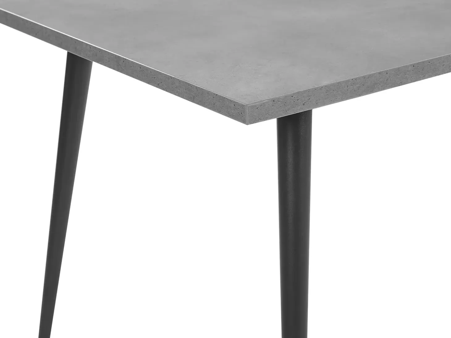 Outlet Stół do jadalni SANTIAGO Szary efekt betonu 80 cm Stoły Do Jadalni|Wszystkie Stoły