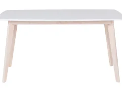 Outlet Stół do jadalni SANTOS Biały 150 cm 90 cm Stoły Do Jadalni|Wszystkie Stoły