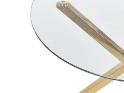 Sale Stół do jadalni SAVONI 90 cm 90 cm Szkło hartowane Stoły Do Jadalni|Wszystkie Stoły