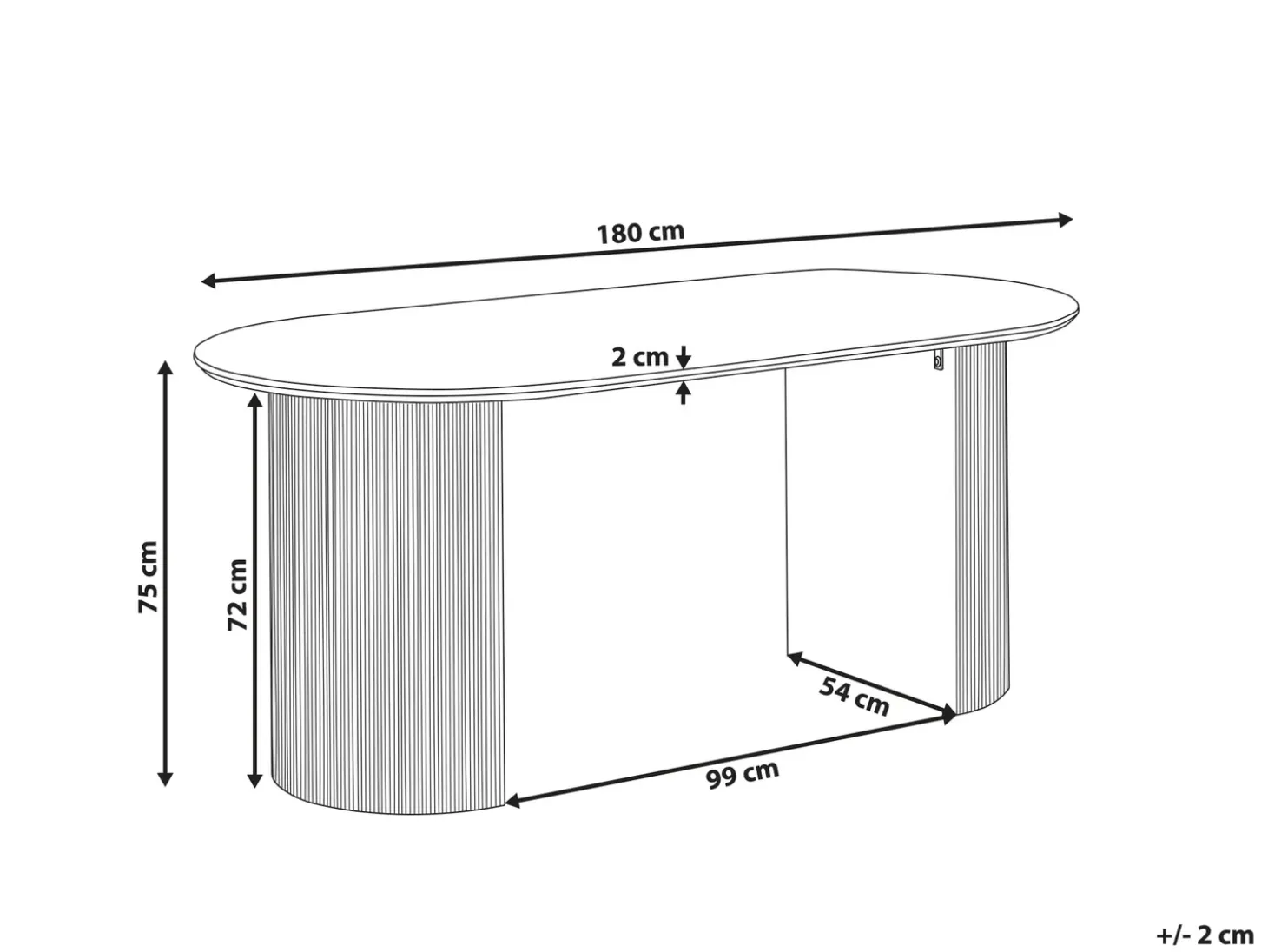 Sale Stół do jadalni SAVORY 180 cm 90 cm Stoły Do Jadalni|Wszystkie Stoły