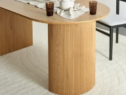 Clearance Stół do jadalni SAVORY Jasno 180 cm 90 cm Stoły Do Jadalni|Wszystkie Stoły