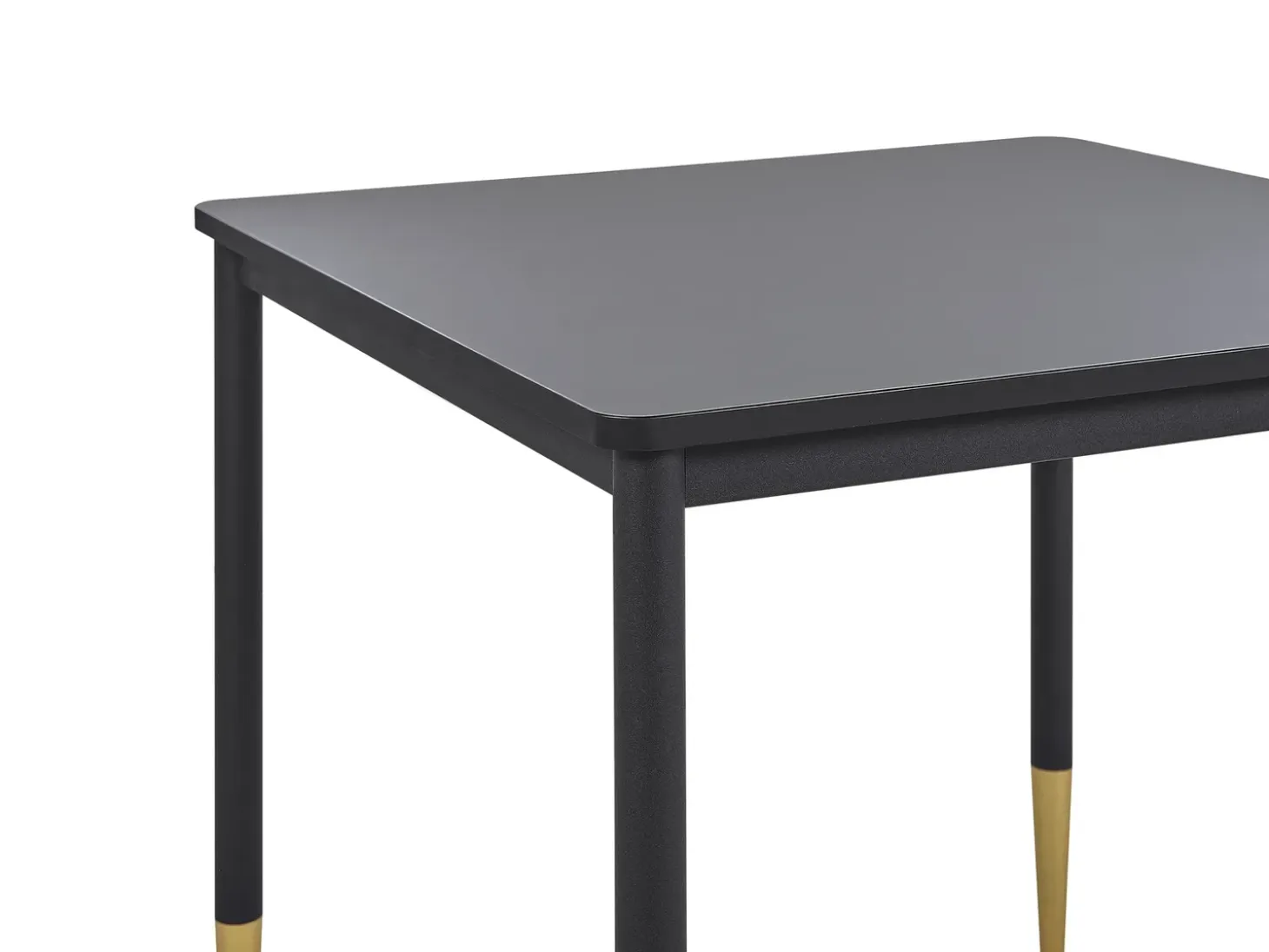 Online Stół do jadalni SHALFORD Czarny 80 cm 80 cm Stoły Do Jadalni|Wszystkie Stoły
