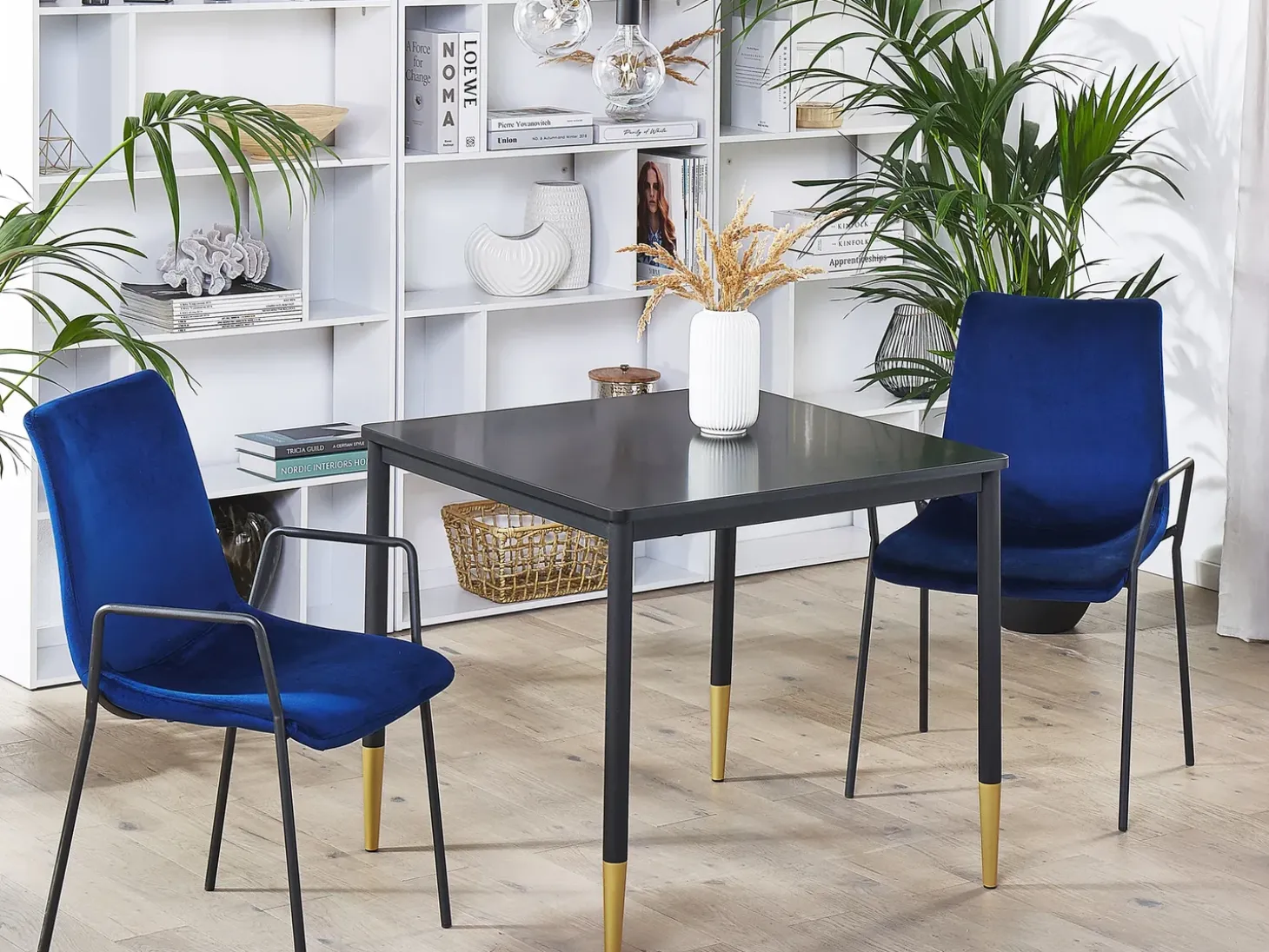 Online Stół do jadalni SHALFORD Czarny 80 cm 80 cm Stoły Do Jadalni|Wszystkie Stoły