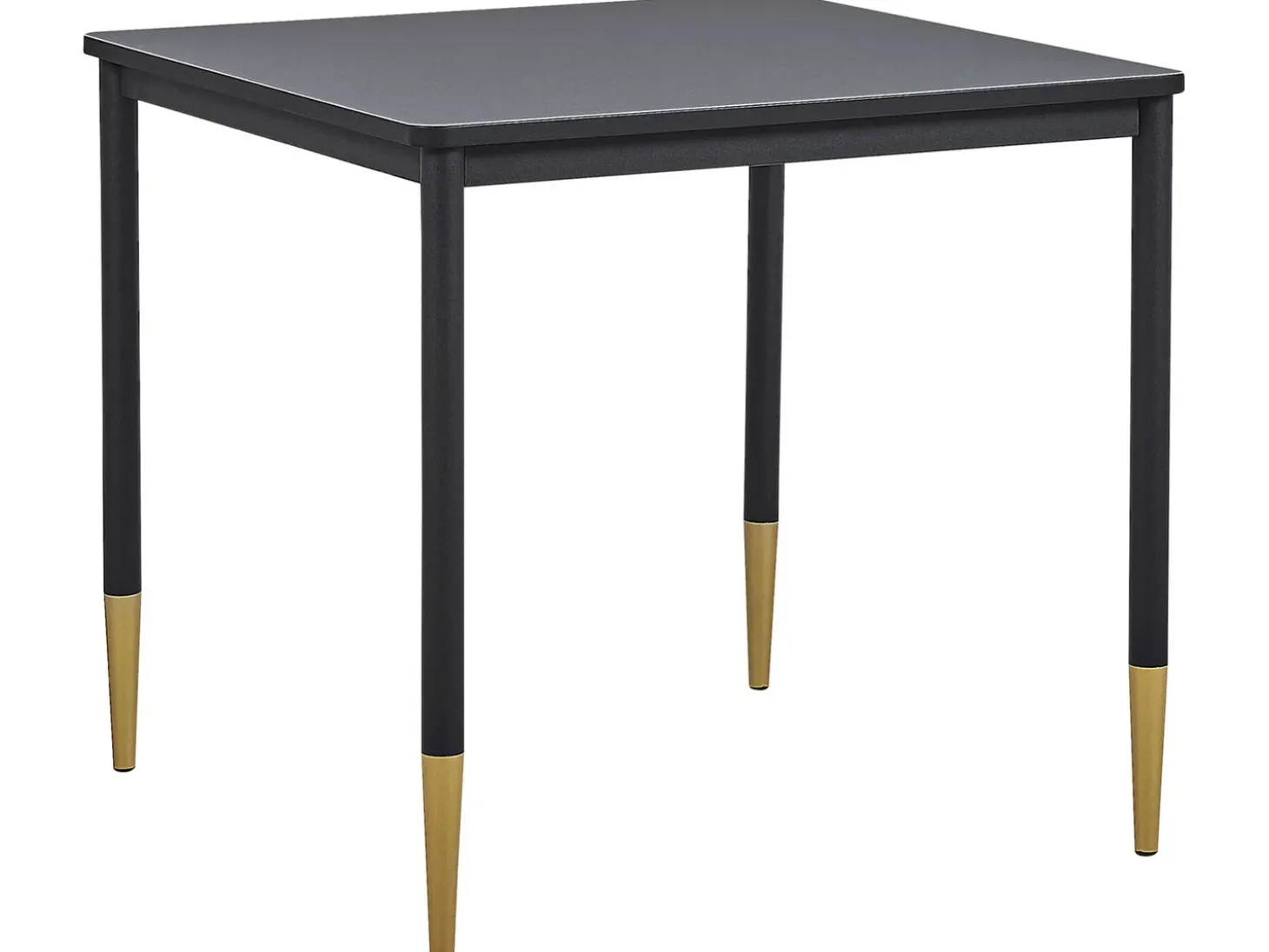 Online Stół do jadalni SHALFORD Czarny 80 cm 80 cm Stoły Do Jadalni|Wszystkie Stoły
