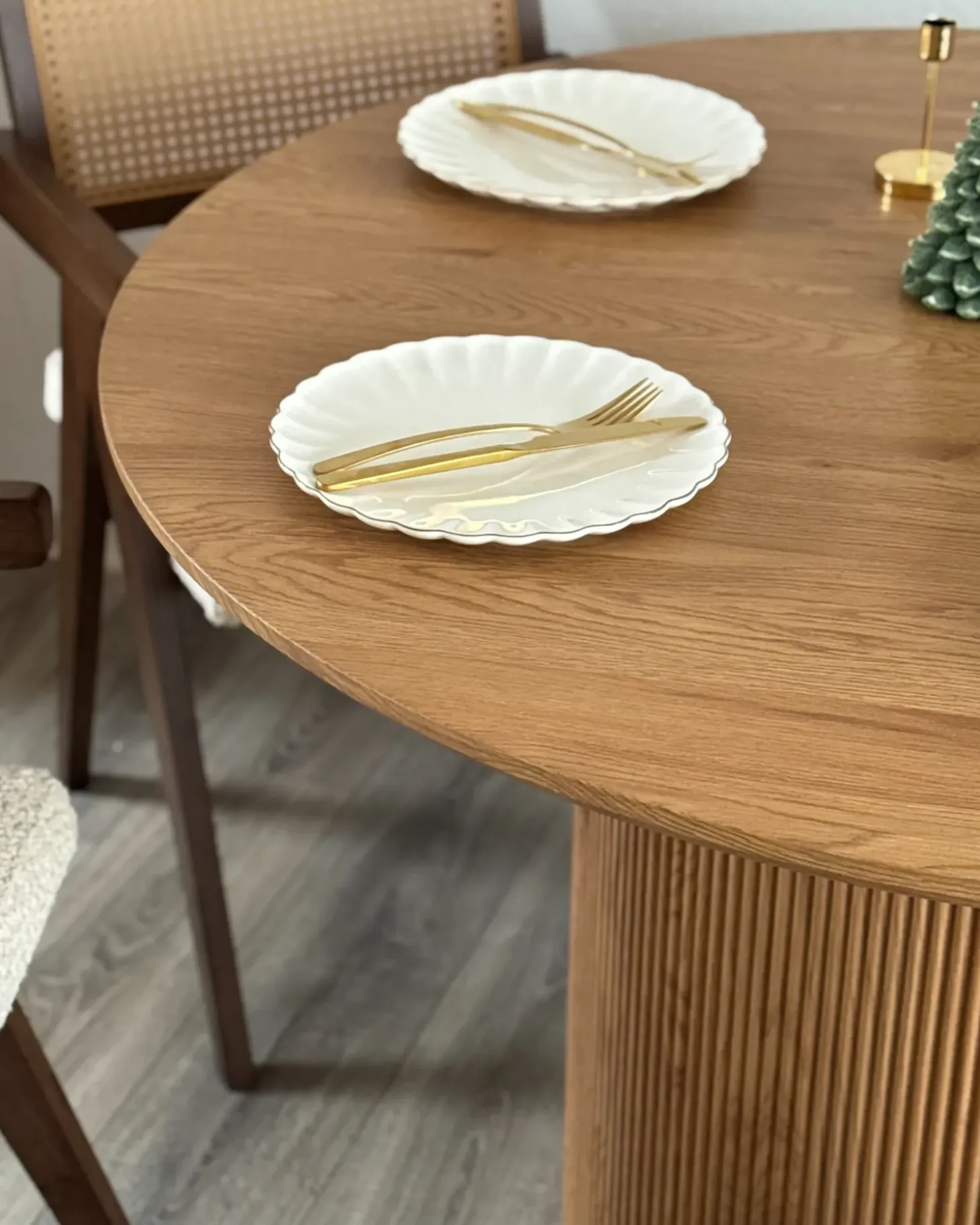 Discount Stół do jadalni SHEHO Jasno 120 cm 120 cm Stoły Do Jadalni|Wszystkie Stoły