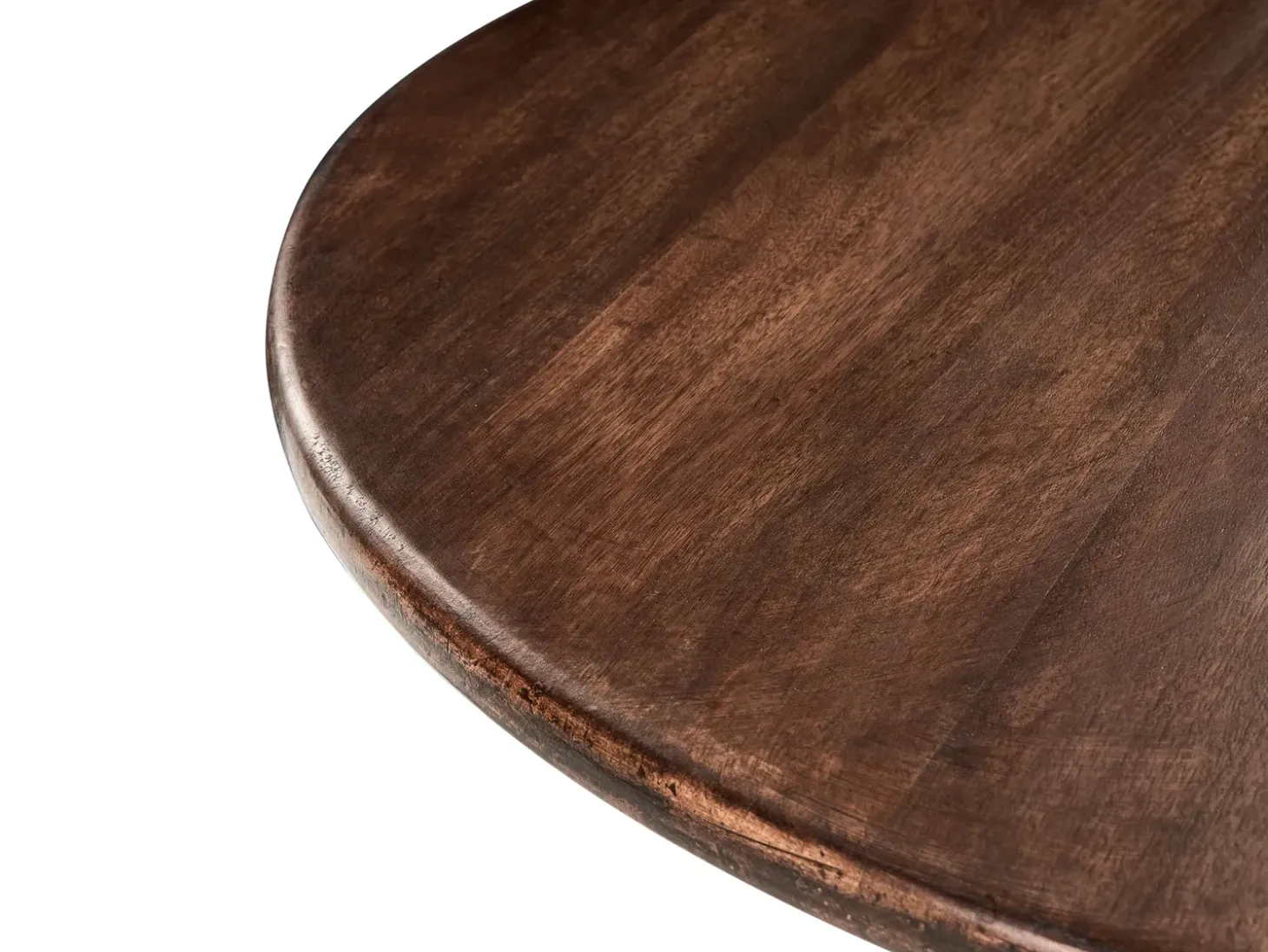 Sale Stół do jadalni SILVON Ciemno 120 cm 120 cm Drewno mango Stoły Z Litego Drewna|Wszystkie Stoły